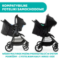 Multiride Chicco 0m+ do 22kg Terenowa spacerówka z gumowymi kółkami - Jest Black