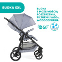 Multiride Chicco 0m+ do 22kg Terenowa spacerówka z gumowymi kółkami - Light Grey