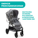 Multiride Chicco 0m+ do 22kg Terenowa spacerówka z gumowymi kółkami - Light Grey