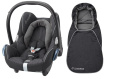 CABRIO Fix CabrioFIX MAXI-COSI fotelik 0-13 kg + Śpiworek - black crystal