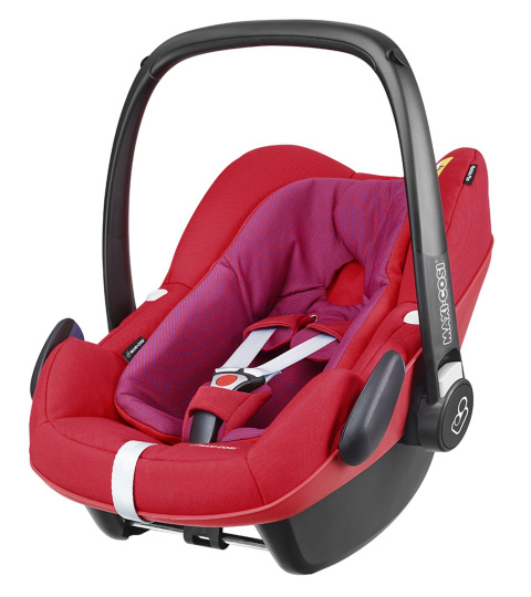 PEBBLE+ PLUS MAXI-COSI I-Size do 75cm FOTELIK SAMOCHODOWY 0-13kg base 2wayfix - Red ochid