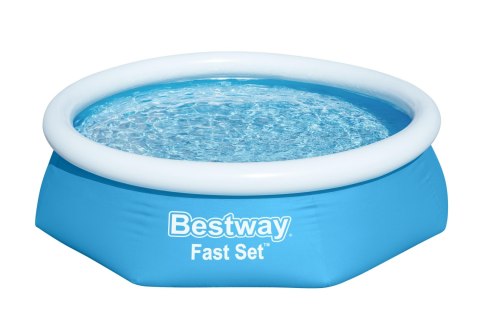 Bestway 57450 Basen rozporowy Fast Set z pompą filtracyjną 2.44m x 61cm