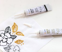 Konturówka do Tkanin 20 ml Srebrna