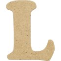 Litera L z MDF H: 4 cm 10 szt.