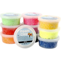 Masa Foam Clay - 10x35g kol. Podstawowe