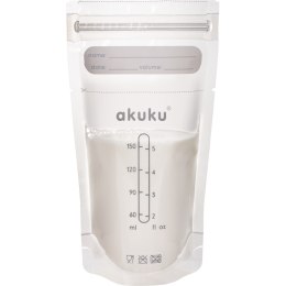 AKUKU A0011 Sterylne woreczki do przechowywania pokarmu 150 ml