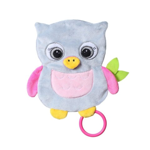 B.O.446 Przytulanka dla niemowląt FLAT OWL CELESTE*