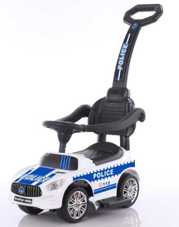 BABY MIX UR-BEJ919 Pojazd Policja 45827 biały