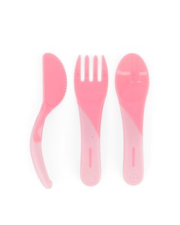 TWISTSHAKE 78199 Sztućce Learn Cutlery 6+m Pastel Pink