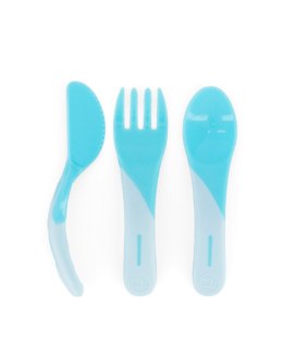 TWISTSHAKE 78200 Sztućce Learn Cutlery 6+m Pastel Blue