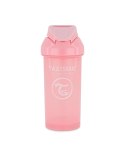 TWISTSHAKE 78588 Bidon Straw Cup 360ml 6+ Pastel Pink