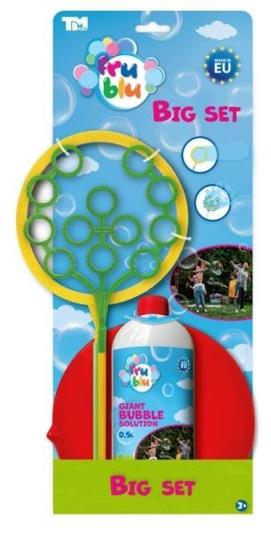 Bańki Fru Blu Big bubbles - big set + płyn do robienia baniek, bańki mydlane 0,5 litra 9477