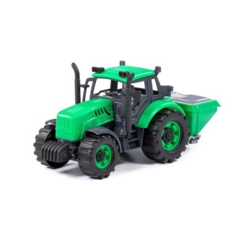 Polesie 91239 Traktor " Progres" rolniczy inercyjny zielony w pudełku