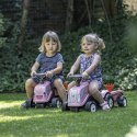 FALK Traktorek Baby Girly New Holland Różowy z Przyczepką + akc. od 1 roku