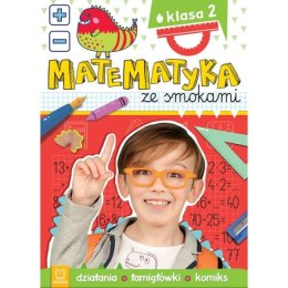 Książka Matematyka ze smokami. Klasa 2. Działania, łamigłówki, komiks