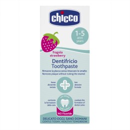 CHICCO 00002321100000 Pasta do zębów bez fluoru truskawkowa 50 ml