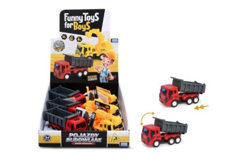 Pojazdy budowlane ToysForBoys disp ARTYK 132445 p6 mix cena za 1 szt