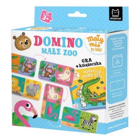 Domino. Małe zoo. Mały miś to lubi! Gra + książeczka, 3+