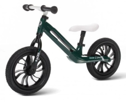 RACER Zopa rowerek biegowy dla dzieci od 2 do 4 lat, pompowane koła - Green
