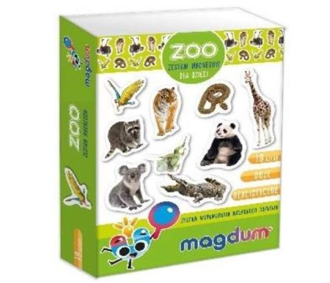 Magnesy dla dzieci ZOO 19szt MV 6032-02