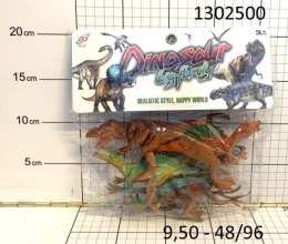 Dinozaury w worku zestaw 4 figurek w opakowaniu 1302500