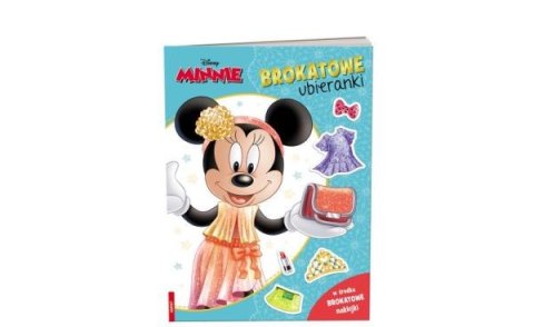 Książeczka Minnie. Brokatowe ubieranki SDLB-9103