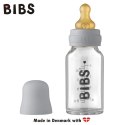 BIBS BABY GLASS BOTTLE CLOUD Antykolkowa Butelka Szklana dla Noworodków 110 ml