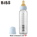 BIBS BABY GLASS BOTTLE BABY BLUE Antykolkowa Butelka Szklana dla Niemowląt 225 ml