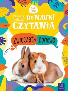 Książka Wyrazy i zdania do nauki czytania. Duże litery. Zwierzęta domowe