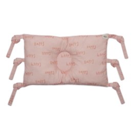 Muumee - poduszka 4 w 1 do karmienia na rękę + ochraniacz do łóżeczka z BIO bawełny organicznej HAPPY