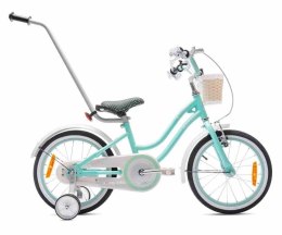 Rowerek dla dziewczynki 16 cali Heart bike - miętowy