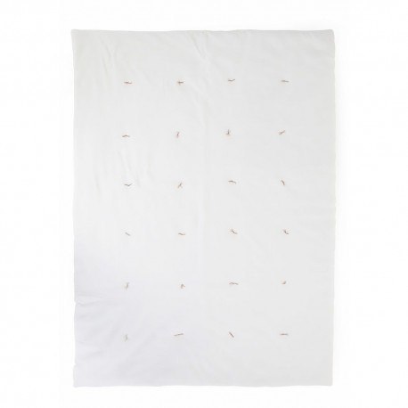 Childhome kocyk pikowany 140 x 100 cm off white CHILDHOME