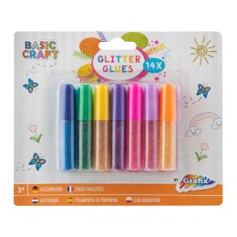 Kleje brokatowe, 14 sztuk (4 ml)