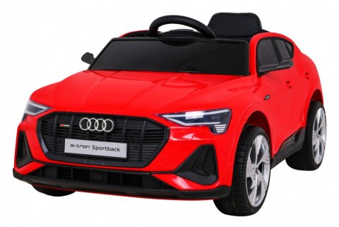 Pojazd Audi E-Tron Sportback Czerwony