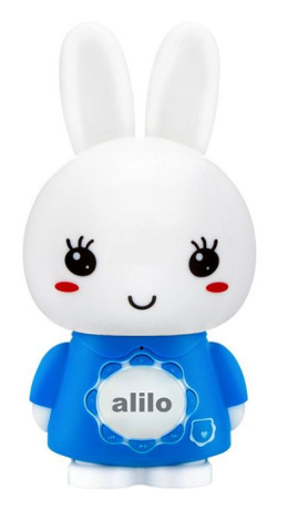Alilo Króliczek Big Bunny lampka, głośnik, odtwarzacz MP3, dyktafon - niebieski