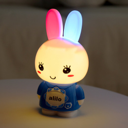 Alilo Króliczek Big Bunny lampka, głośnik, odtwarzacz MP3, dyktafon - niebieski