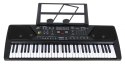 Keyboard z trybem nauki dla dzieci 5+ Stojak na nuty Mikrofon Radio - model nr 600