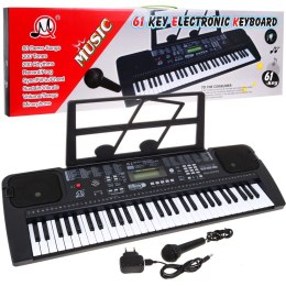 Keyboard z mikrofonem dla dzieci 5+ Taktomierz Radio USB MP3 - model nr 6152