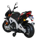 Aprilia Tuono V4 Motor na akumulator dla dzieci Czarny + Panel MP3 + Kółka pomocnicze + Wolny Start