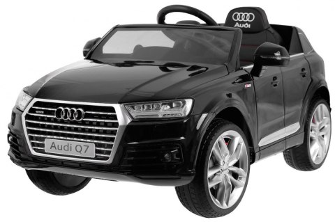 Audi Q7 Quattro S-Line na akumulator Lakier Czarny + Pilot + Wolny Start + EVA + Radio MP3