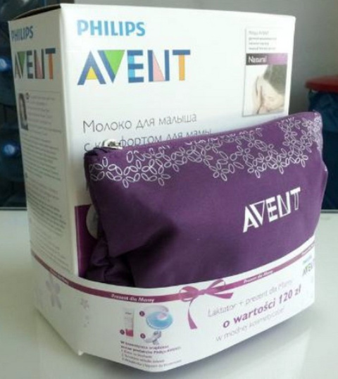 AVENT Philips Komfortowy laktator z serii Natural SCF 330/20 + Gratis kosmetyczka z prezentami dla Mamy o wartości 120 zł