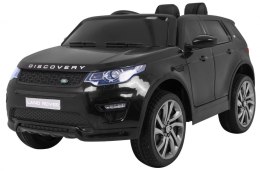 Land Rover Discovery dla dzieci Czarny + Pilot + 5-pkt pasy + Regulacja siedzenia + EVA + MP3 LED