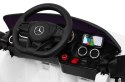 Mercedes Benz GT na akumulator dla dzieci Biały + Pilot + Wolny Start + MP3 LED