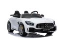 Mercedes-Benz GT R dla dzieci Lakier Biały + Napęd 4x4 + Nawiew powietrza + Pilot + EVA + MP3 LED