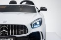 Mercedes-Benz GT R dla dzieci Lakier Biały + Napęd 4x4 + Nawiew powietrza + Pilot + EVA + MP3 LED