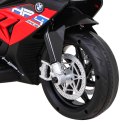 Motor BMW HP4 na akumulator dla dzieci Czerwony + 3 Koła + LED + MP3 USB + Ekoskóra