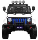 Autko terenowe Raptor Drifter Biały + Pilot + Napęd 4x4 + Schowek + Wolny Start + MP3 LED