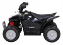 Quad Honda 250X TRX na akumulator Czarny + Klakson + LED + Ekoskóra