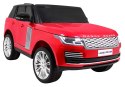 Range Rover HSE Lakierowane Autko dla 2 dzieci Czerwony + Pilot + Panel audio + LED