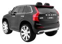 Volvo XC90 na akumulator dla dzieci Czarny + Pilot + Bagażnik + EVA + Wolny Start + Radio MP3 + LED